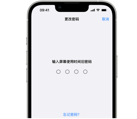 宁武iPhone屏幕维修分享iPhone屏幕使用时间密码忘记了怎么办 