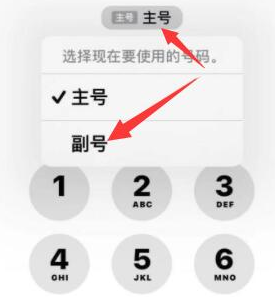 宁武苹果14维修店分享iPhone 14 Pro Max使用副卡打电话的方法 